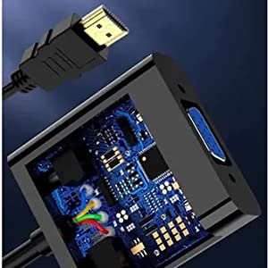 Cabo Adaptador Conversor VGA para HDMI 25cm Preto | GT